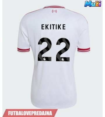 Lacne Muži Futbalové dres Liverpool Hugo Ekitike #22 2026-27 Krátky Rukáv - Preč